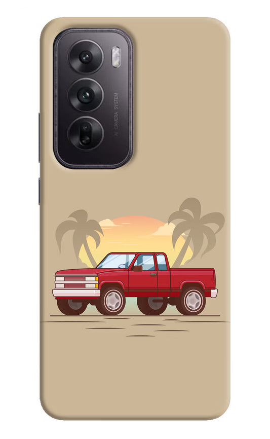 Desert Classic Drive Oppo Reno12 5G Hard Case Back Cover by Casekaro