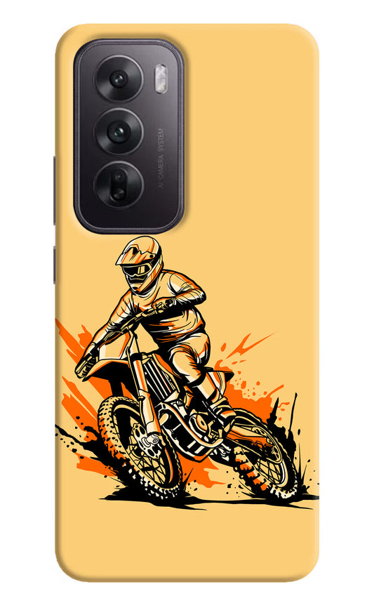 Off-Road Fury Oppo Reno12 5G Hard Case Back Cover by Casekaro