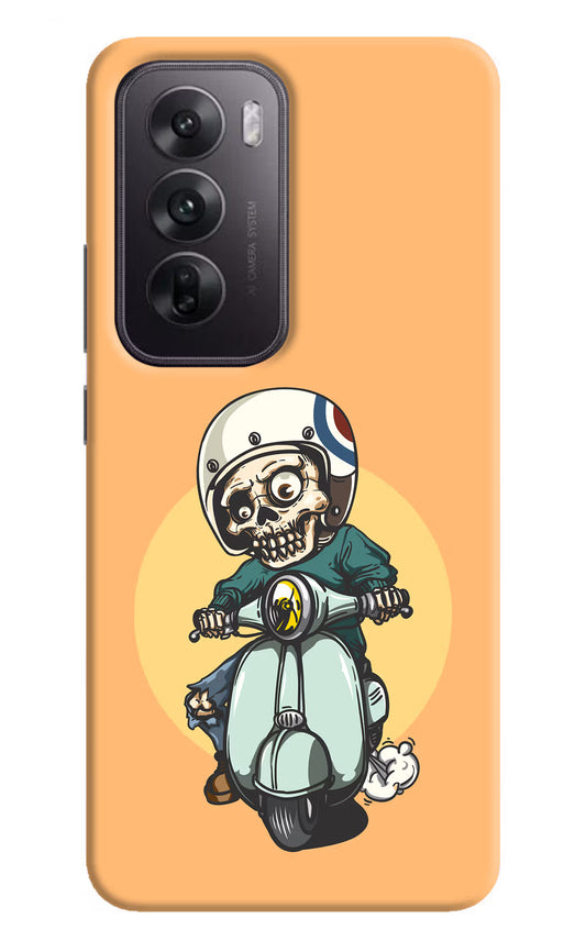 Undead Biker Oppo Reno12 5G Hard Case Back Cover by Casekaro