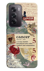 Cancer Zodiac Oppo Reno12 5G Hard Case Back Cover by Casekaro