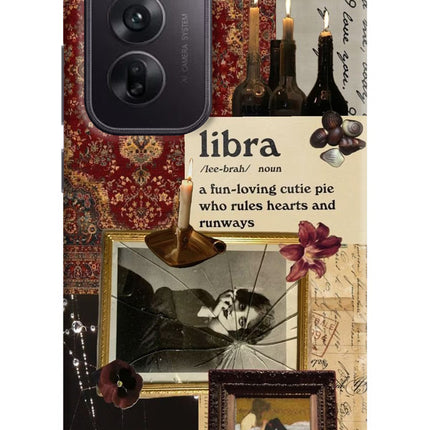 Libra Zodiac Oppo Reno12 5G Hard Case Back Cover by Casekaro