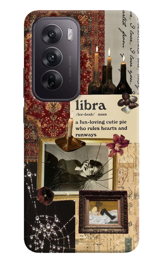 Libra Zodiac Oppo Reno12 5G Hard Case Back Cover by Casekaro