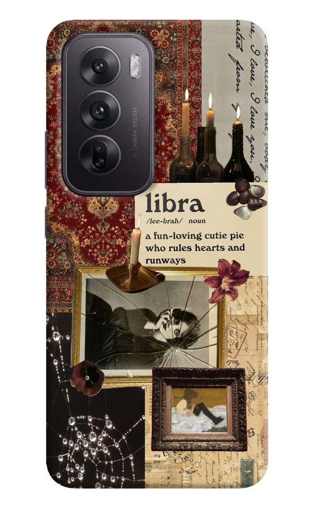 Libra Zodiac Oppo Reno12 5G Hard Case Back Cover by Casekaro