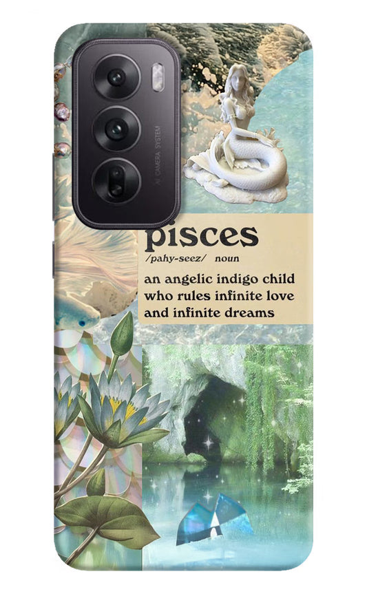 Pisces Zodiac Oppo Reno12 5G Hard Case Back Cover by Casekaro