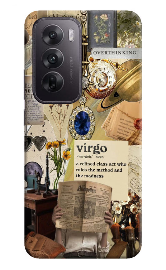 Virgo Zodiac Oppo Reno12 5G Hard Case Back Cover by Casekaro