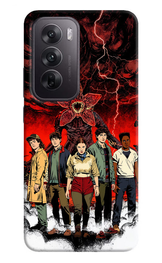 Ordinary Things Characters Oppo Reno12 5G Hard Case Back Cover by Casekaro