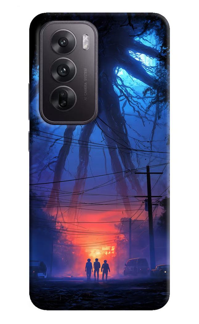 Ordinary Things Shadow Oppo Reno12 5G Hard Case Back Cover by Casekaro