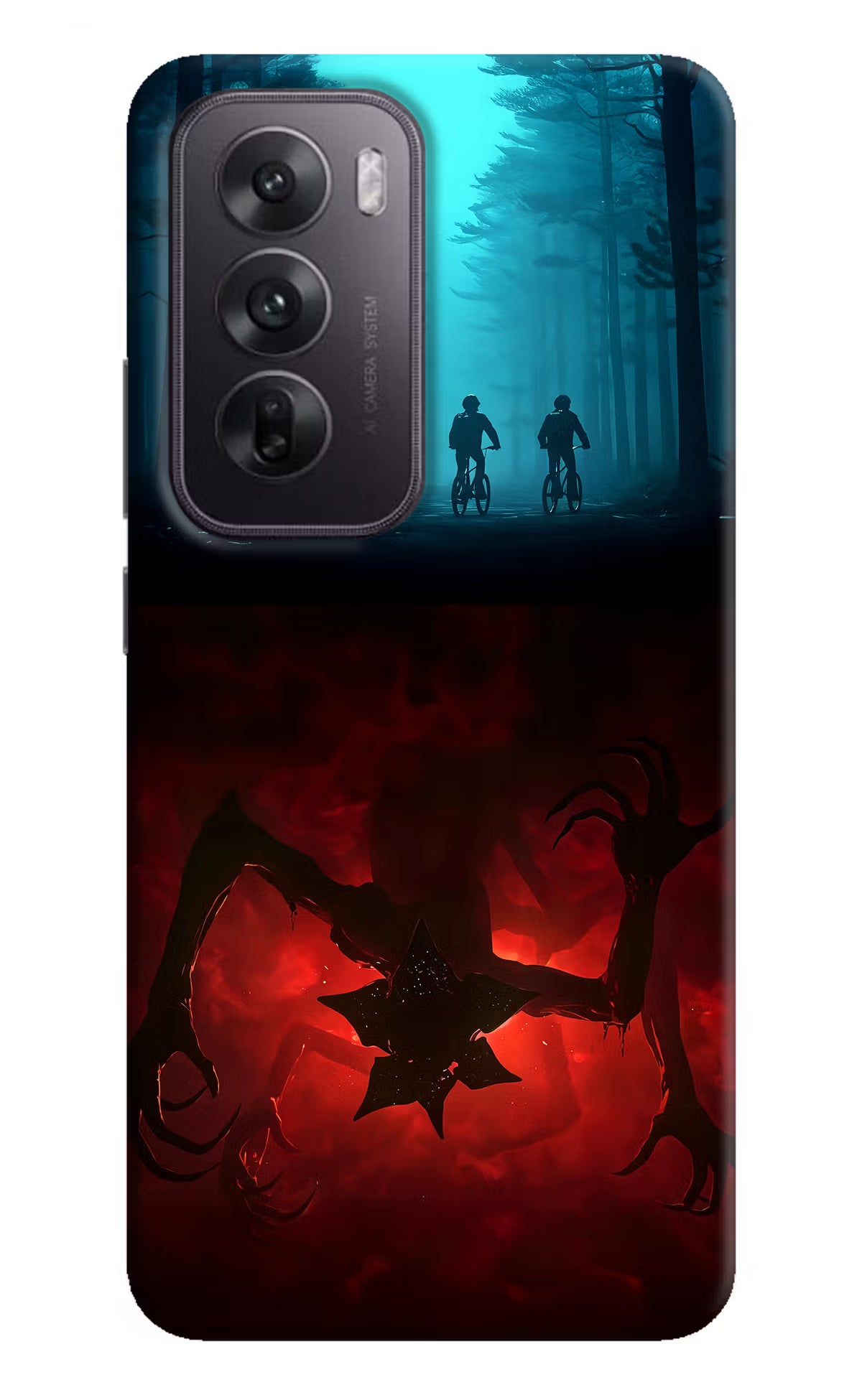 Ordinary Things Downside Up Oppo Reno12 5G Hard Case Back Cover by Casekaro