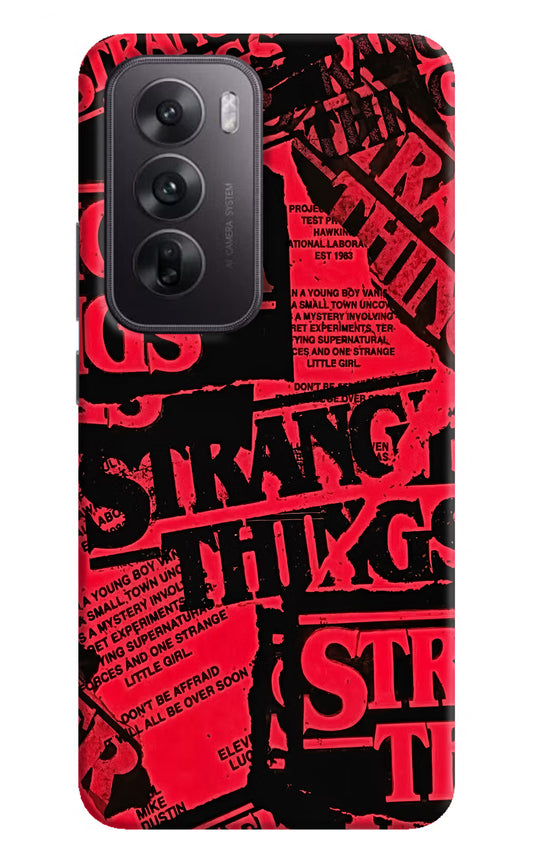 Ordinary Things Oppo Reno12 5G Hard Case Back Cover by Casekaro