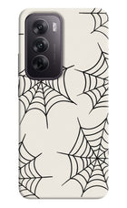 Spider Web Oppo Reno12 5G Hard Case Back Cover by Casekaro