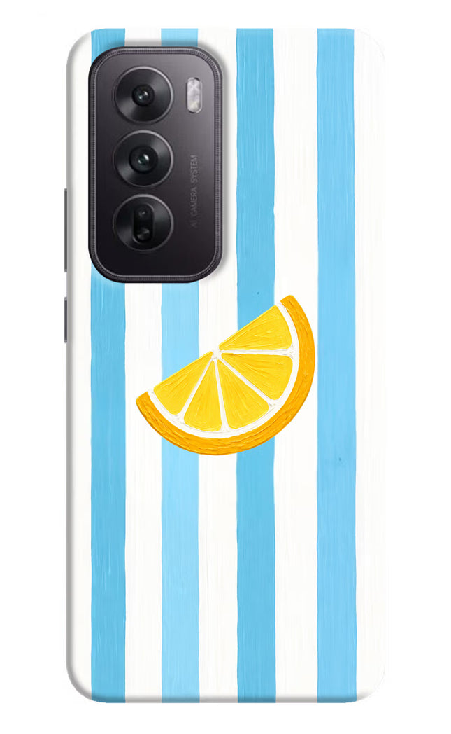 Summer Lemon Oppo Reno12 5G Hard Case Back Cover by Casekaro