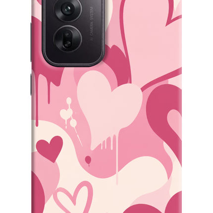 Hearty case Oppo Reno12 5G Hard Case Back Cover by Casekaro