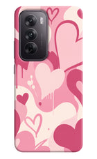 Hearty case Oppo Reno12 5G Hard Case Back Cover by Casekaro