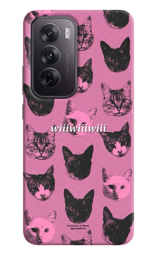 Pink Cats Oppo Reno12 5G Hard Case Back Cover by Casekaro