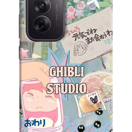 Studio Ghibli Oppo Reno12 5G Hard Case Back Cover by Casekaro