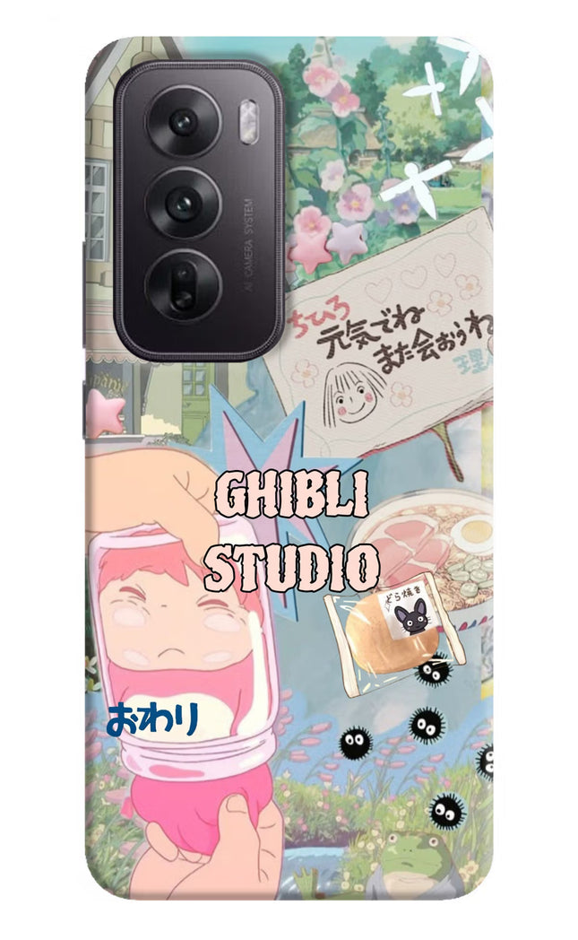 Studio Ghibli Oppo Reno12 5G Hard Case Back Cover by Casekaro
