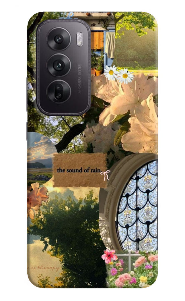 Rain Oppo Reno12 5G Hard Case Back Cover by Casekaro