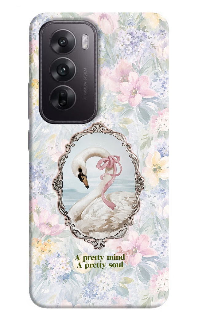 Pretty Mind Pretty Soul Oppo Reno12 5G Hard Case Back Cover by Casekaro