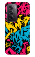 Graffiti Vibe Oppo Reno12 5G Hard Case Back Cover by Casekaro