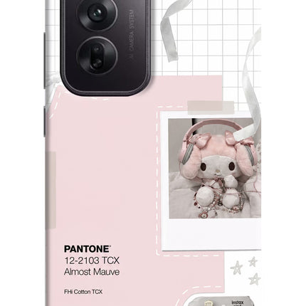 Pantone Asthetic Oppo Reno12 5G Hard Case Back Cover by Casekaro