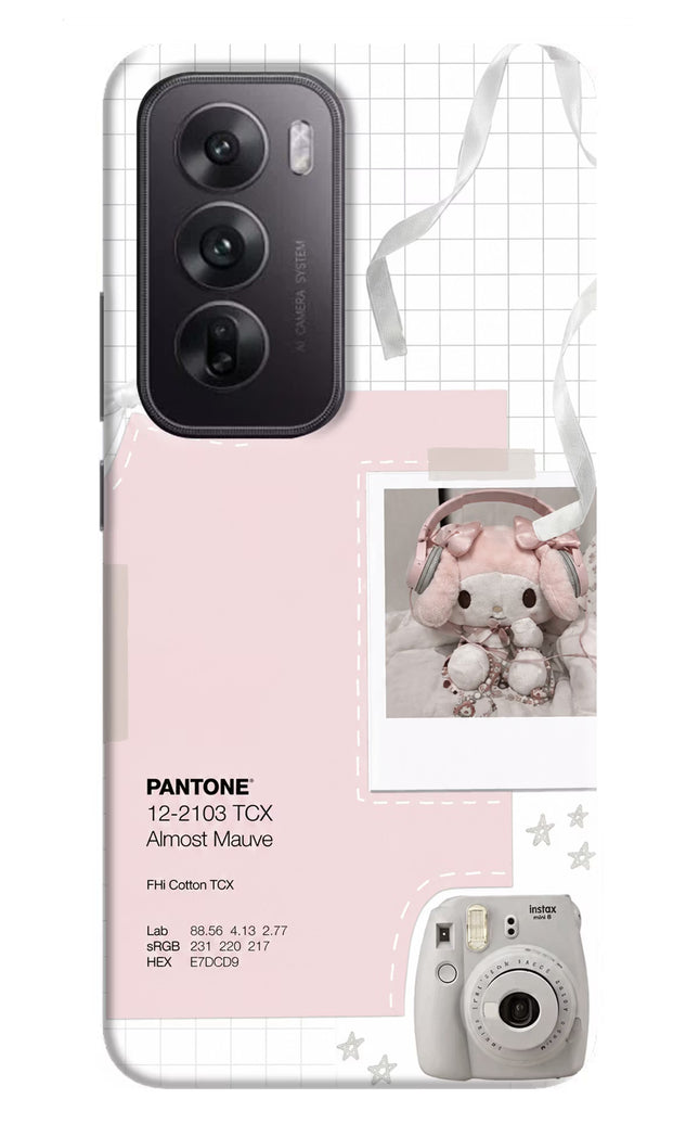 Pantone Asthetic Oppo Reno12 5G Hard Case Back Cover by Casekaro