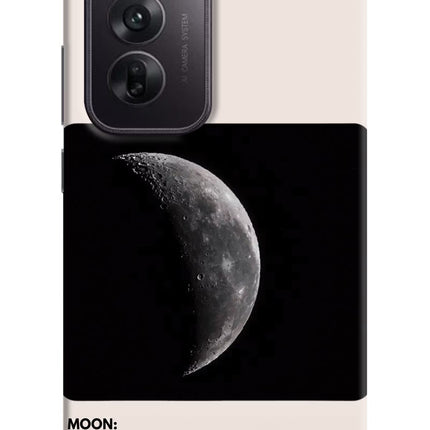 Moon Phase Oppo Reno12 5G Hard Case Back Cover by Casekaro