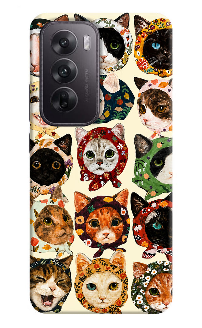 Cool Cat Oppo Reno12 5G Hard Case Back Cover by Casekaro