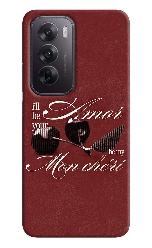 Velvet Cherry Oppo Reno12 5G Hard Case Back Cover by Casekaro