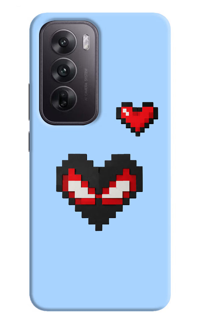 Peter Heart Oppo Reno12 5G Hard Case Back Cover by Casekaro