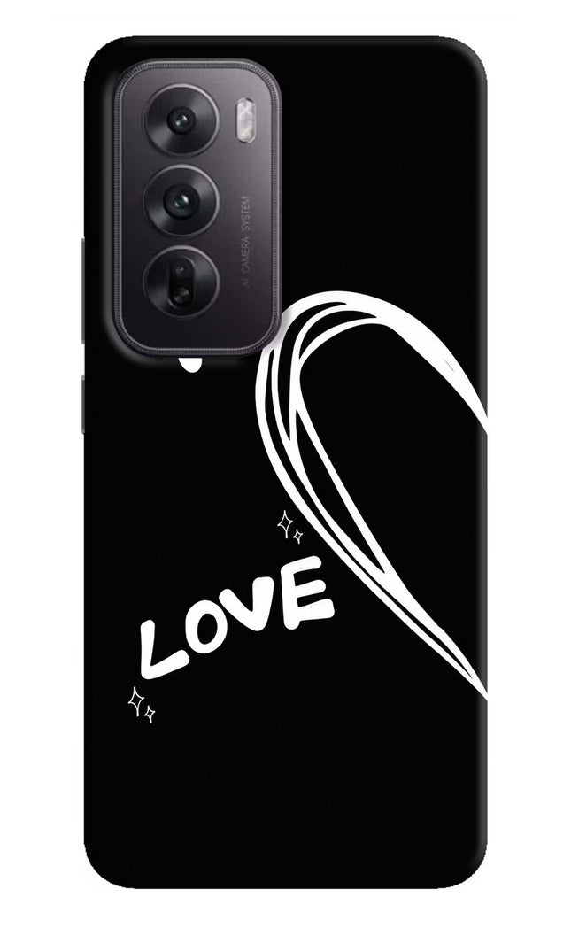 Love Line Oppo Reno12 5G Hard Case Back Cover by Casekaro
