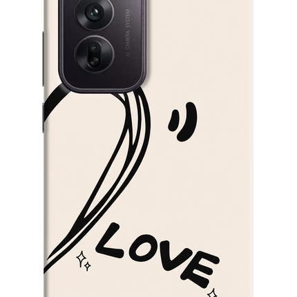 Soul Line Oppo Reno12 5G Hard Case Back Cover by Casekaro