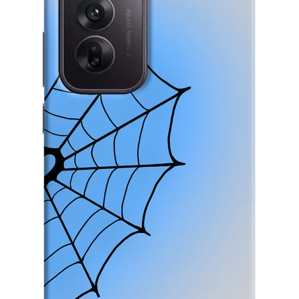 Blue Web Oppo Reno12 5G Hard Case Back Cover by Casekaro