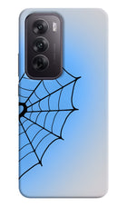 Blue Web Oppo Reno12 5G Hard Case Back Cover by Casekaro