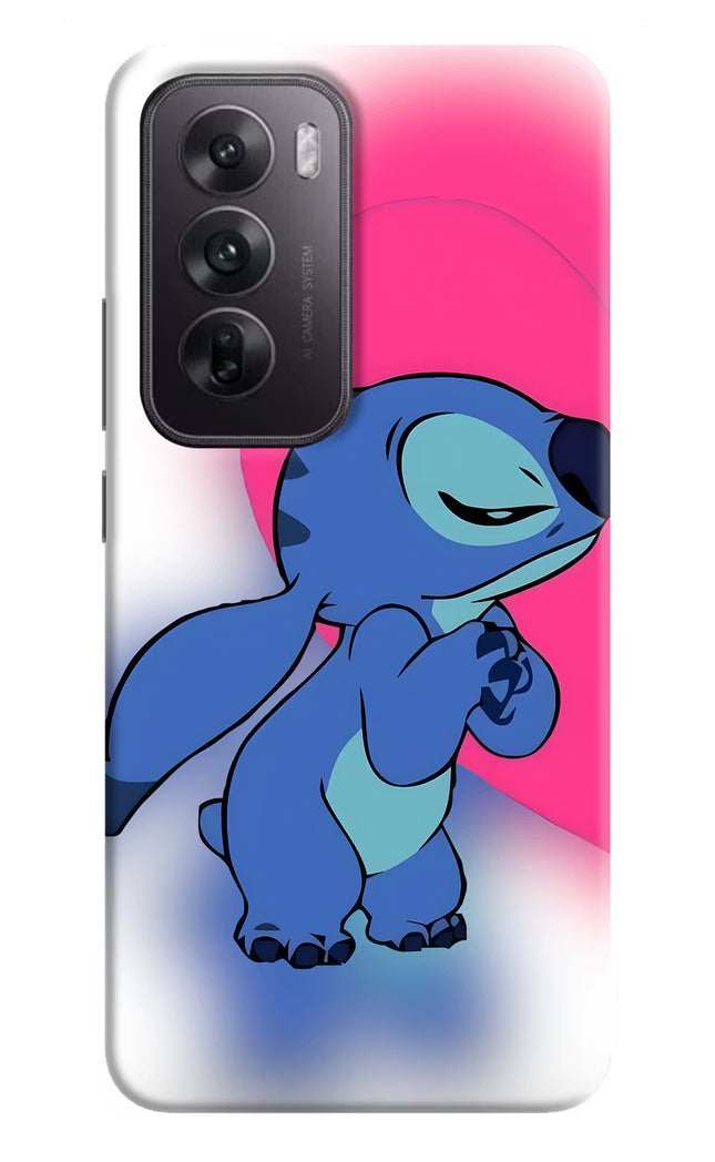 Stitch Hug Oppo Reno12 5G Hard Case Back Cover by Casekaro