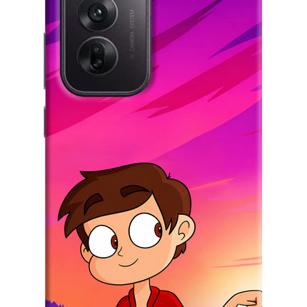 Marco Sunset Oppo Reno12 5G Hard Case Back Cover by Casekaro