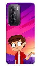 Marco Sunset Oppo Reno12 5G Hard Case Back Cover by Casekaro