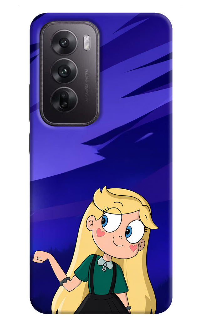 Star Glow Oppo Reno12 5G Hard Case Back Cover by Casekaro