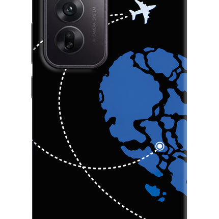 Love Orbit Oppo Reno12 5G Hard Case Back Cover by Casekaro