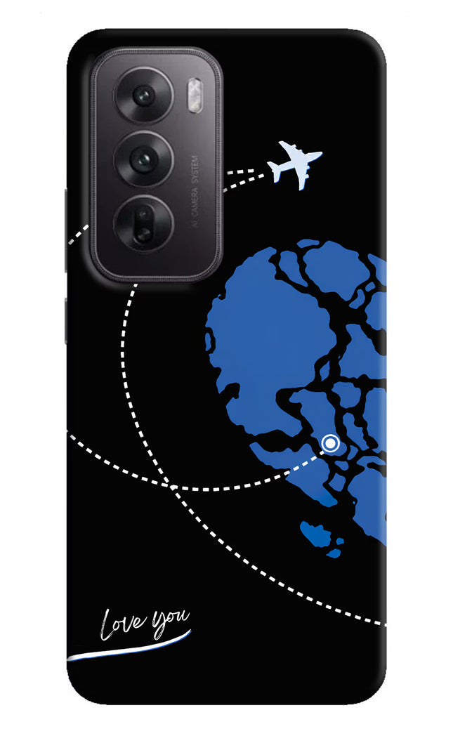 Love Orbit Oppo Reno12 5G Hard Case Back Cover by Casekaro