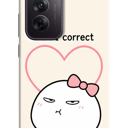 Always Right Oppo Reno12 5G Hard Case Back Cover by Casekaro