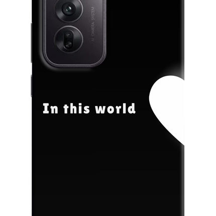 This World Oppo Reno12 5G Hard Case Back Cover by Casekaro