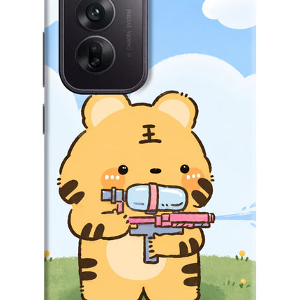 Tiger Treat Oppo Reno12 5G Hard Case Back Cover by Casekaro