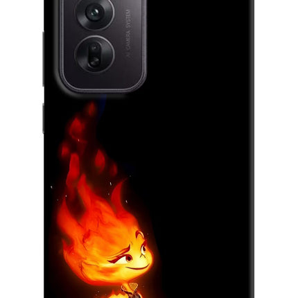 Ember Flame Oppo Reno12 5G Hard Case Back Cover by Casekaro