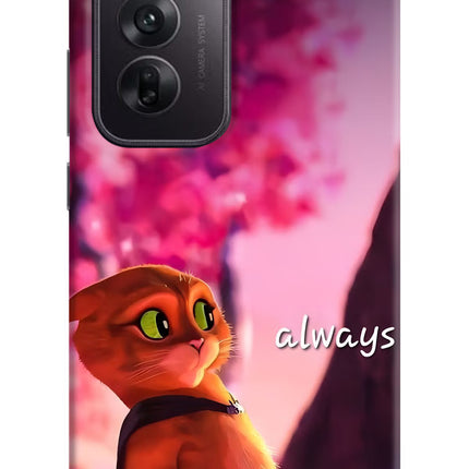 Always Cat Oppo Reno12 5G Hard Case Back Cover by Casekaro