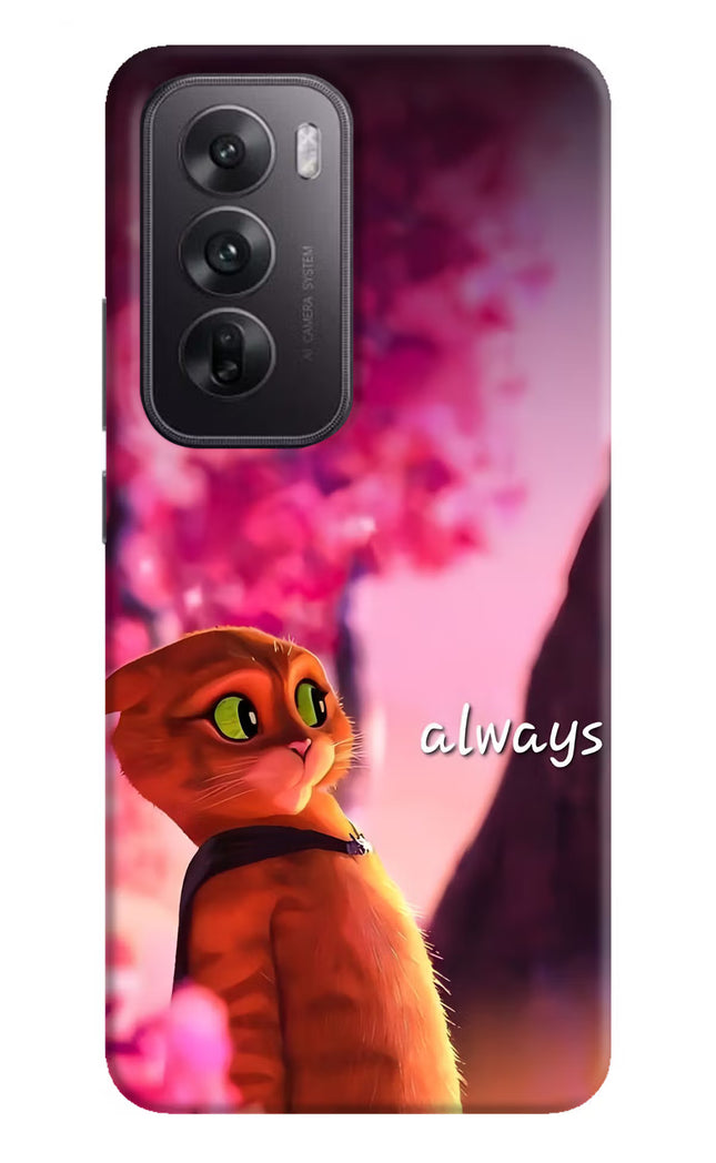 Always Cat Oppo Reno12 5G Hard Case Back Cover by Casekaro