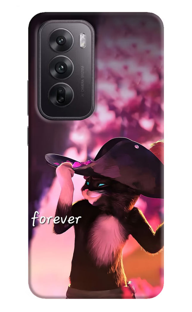 Forever Cat Oppo Reno12 5G Hard Case Back Cover by Casekaro