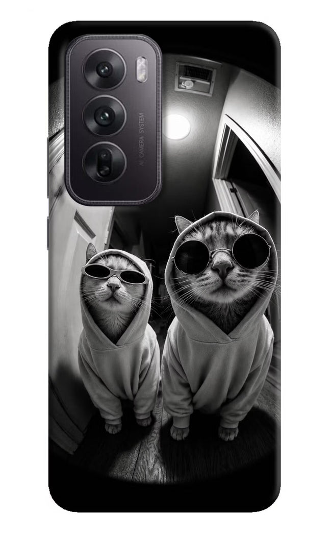 Hood Cats Oppo Reno12 5G Hard Case Back Cover by Casekaro