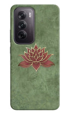 Lotus Grace Oppo Reno12 5G Hard Case Back Cover by Casekaro