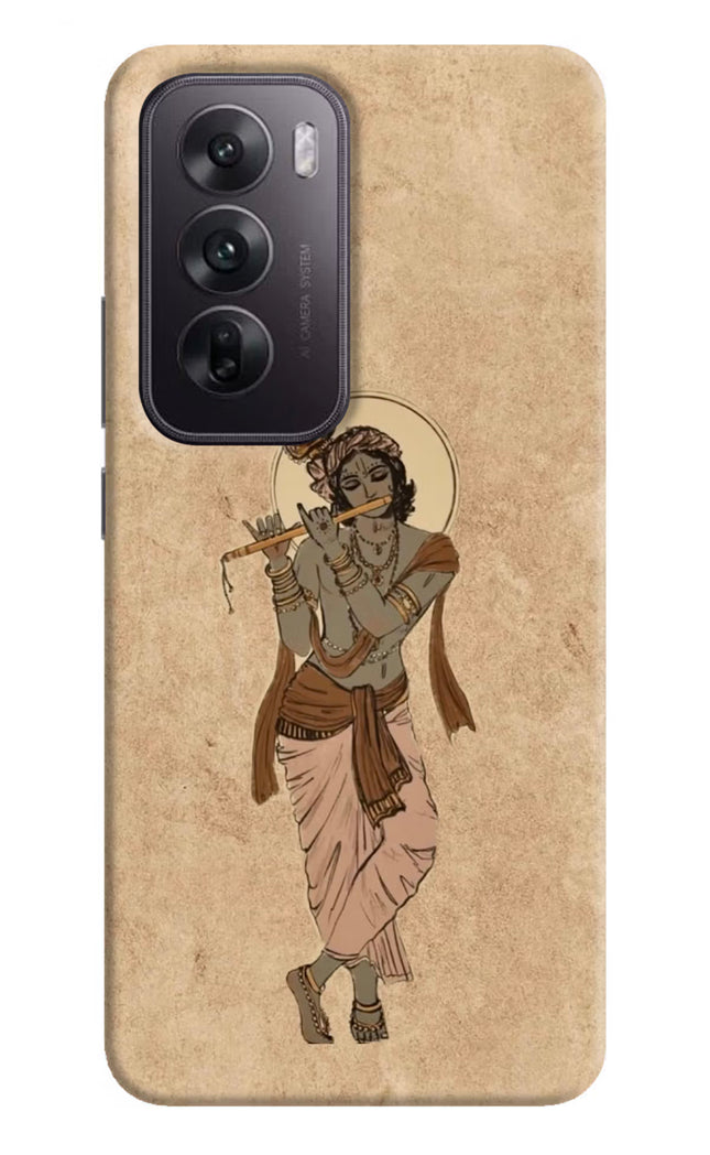 Krishna Oppo Reno12 5G Hard Case Back Cover by Casekaro