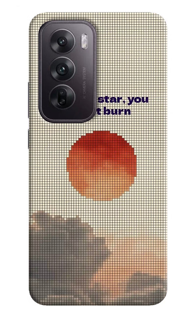 Pixel Sun Oppo Reno12 5G Hard Case Back Cover by Casekaro